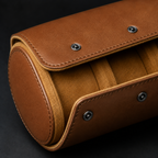 Etui Voyage Nomade - detail matiere cuir